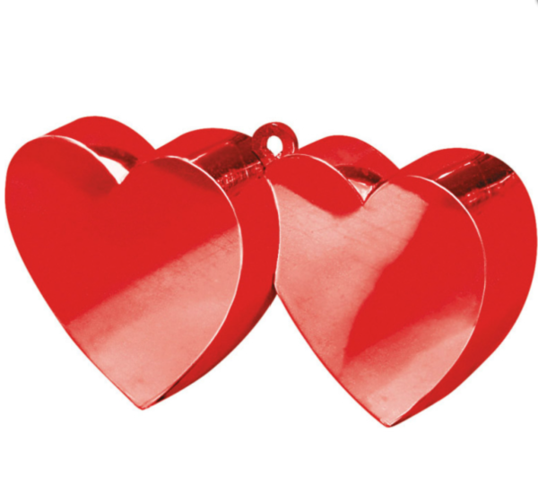 Ballongewicht - Herzen rot